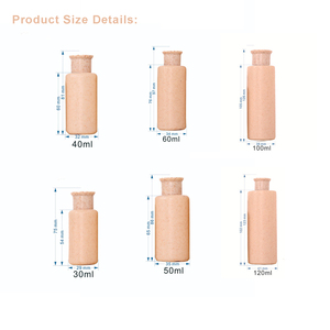<strong>Eco</strong> Friendly Packaging Wheat Straw Biodegradable Bottle 30ml 40ml 50ml 60ml 75ml 100ml Soft Lotion Squeeze Tube <strong>Cosmetic</strong> - Product Image 6