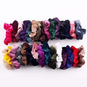 Chouchous Coréens en Velours Moelleux, Mignons pour Filles, Bandes Élastiques Douces pour Cheveux d'Enfants et Accessoires de Mode - Product Image 4