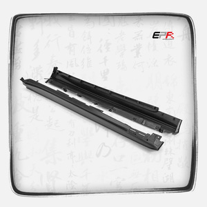 Par de faldones laterales Nismo de plástico PP de calidad superior, compatibles con Infiniti Q50 V37, accesorios de rendimiento para calle. - Product Image 1