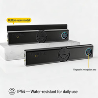 Serrure Intelligente Yagu pour Porte Enroulable – Verrouillage par Empreinte Digitale et Mot de Passe – Déverrouillage Facile – Sécurité Universelle pour Porte – Serrure Électronique pour Magasin