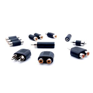 Nhựa 2 trong 1 <span class=keywords><strong>RCA</strong></span> nữ để nam cắm jack để <span class=keywords><strong>RCA</strong></span> nối Nam Nữ Y Splitter âm thanh 2 trong 1 jack - Product Image 5