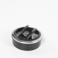 HEYRV Accesorios para Autocaravanas de la Mejor Calidad, Rejilla de Ventilación Circular Interior Resistente a la Suciedad, Color Negro, para Automóvil