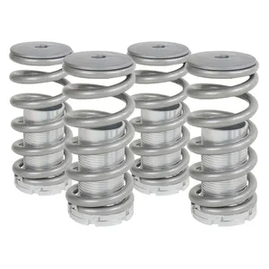 1988-2001 Hon-da Ci-vic/CRX Acu-ra Inte-gra di Alluminio Anteriore e Posteriore Coilover Springs Argento