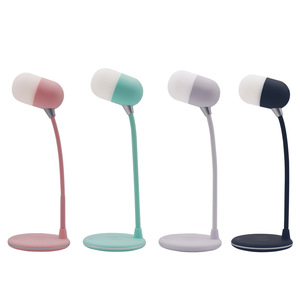 <span class=keywords><strong>Lampe</strong></span> de table sans fil avec haut-parleur LED pour bureau, chambre à coucher, <span class=keywords><strong>lampe</strong></span> de lecture avec chargeur de téléphone - Product Image 4