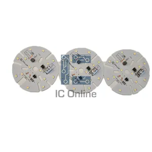 DOB power 10W LED 12pcs 6V 1W size 60*60mm SMT electrolysis 3.3uf 400v Current 100-120mA Downlights LED PCBA board supplier