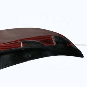 Alerón trasero de carbono rojo de alta calidad para 09 en adelante Nissan 370Z Z34 AJT3 estilo alerón trasero de cola de pato - Product Image 6