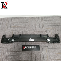 Diffuseur arrière en fibre de carbone pour BMW Série 5 G30 M Sport, style FD, avec embouts d'échappement quadruples modifiés, 2017-2023
