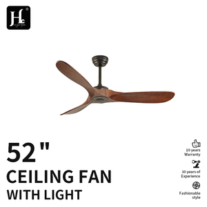 Wooden LED <b>ceiling</b> fan lamp <b>remote</b> <b>control</b> modern bedroom living room 6-speed reversible silent DC motor - Product Image 2