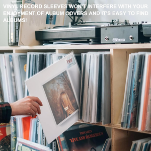 Housse de protection personnalisée pour disques vinyles 12 pouces, pochettes d'album, collection de <span class=keywords><strong>CD</strong></span> musicaux, étui extérieur pour vinyle - Product Image 6