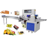 Machines d'emballage horizontales multifonctionnelles industrielles Machine d'emballage d'oreillers en plastique pour barres de crème glacée Ice Pop Lolly Popsicle