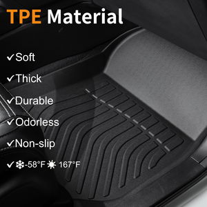 3D <b>Tpe</b> Car Floor Mat Heavy Duty Rubber Car Dust Mat - Product Image 3