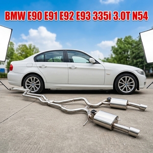 Valvetronic Catback Auspuffanlage 304 Edelstahl für BMW <span class=keywords><strong>335i</strong></span> E90 <span class=keywords><strong>E92</strong></span> N54 N55 3.0T 2007-2013 Hochleistungs-Auspuffsystem - Product Image 1