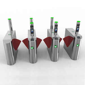 Açık turnike yaya kapısı Flap turnike kapısı fiyat RFID yüz tanıma giriş turnikeler kanatlı geçiş kapısı - Product Image 3