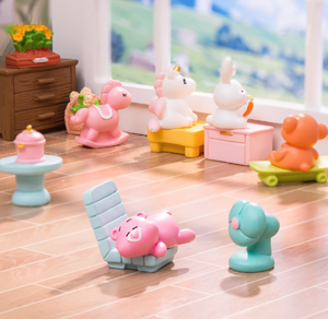 2024 bureau jardin sculpture enfants maison de poupée Miniatures artisanat résine meubles appareils ménagers <span class=keywords><strong>baignoire</strong></span> piano ours licorne tronc - Product Image 2