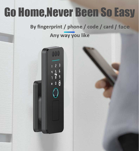 Seguridad Tuya Bluetooth Wifi Reconocimiento facial Huella digital Cerradura de puerta inteligente Tarjeta de contraseña Cerradura de puerta digital - Product Image 2