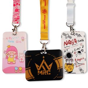 Hot Sale Sublimation Custom Printing Promotional <b>Keychain</b> Card Holder Lanyard Polyester Nylon Woven Lanyard with logo Custom - Product Image 2