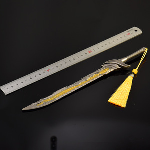נרקה bladepoint Xuanwen חרב 29 ס "מ סגסוגת אבץ-רפליקה מתכת עם מעמד תצוגה - Product Image 4