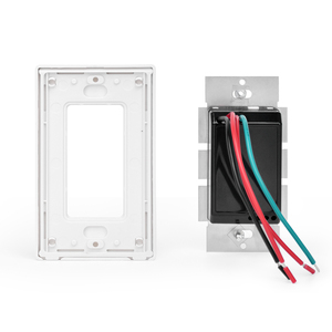 <span class=keywords><strong>Interrupteur</strong></span> à bascule numérique certifié ETL US, <span class=keywords><strong>variateur</strong></span> de lumière, max. 300W LED/CFL et 600W Incandescent, plaque murale sans vis unipolaire/tripolaire - Product Image 3