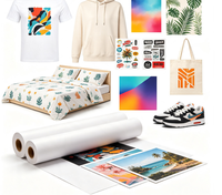Papier de transfert par sublimation YMD Jiangsu Factory 29-120 g/m², séchage rapide, haute absorption d'encre, impression textile numérique par transfert thermique