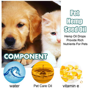 Logo personnalisé chiens et chats soulageant améliorer la forme physique soulager le stress anorexie huile essentielle huile de chanvre pour animaux de compagnie - Product Image 2