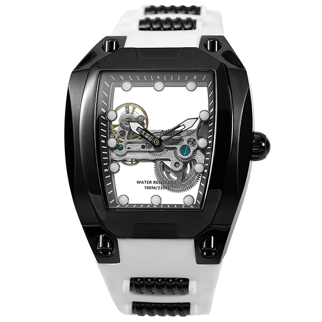 High End Custom New Design Montres De Luxe Skeleton Mechanical Watch Automatic Luminous Men Luxury Watch
