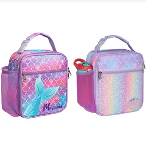Индивидуальный цвет и узор изолированный ланч-мешок для детей водонепроницаемый кулер сумка для пикника