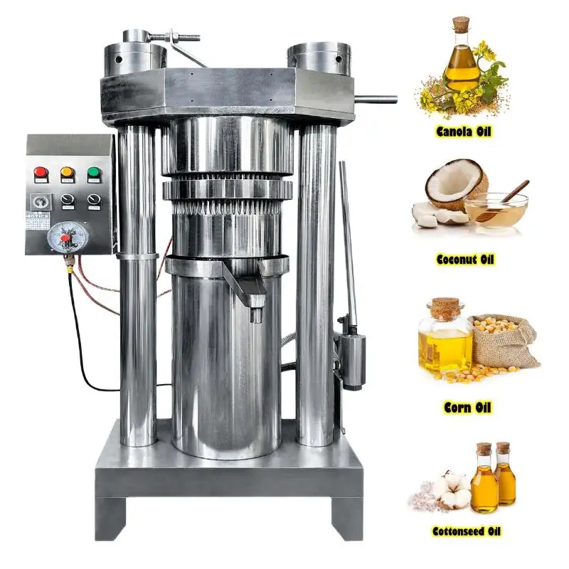 Almond Oil Press Machine/Olive Oil Press/Small Cocoa Butter hydraulic peanut oil press machine