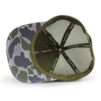 Gorra de Béisbol Deportiva de Malla de 5 Paneles, Estilo Vintage Retro, con Bordado 3D Personalizable de Marca Privada