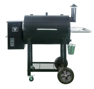 12"/14"/18" ODM China Assembly Remote PID Board Controller Automatic Auger Smoker Wood Pellet Hopper