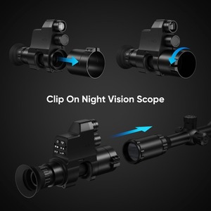 Night Vision Scope for Hunting 300M Digital Night Vision Scope <b>Clip</b> on Night Vision Monocular HD Support Photos & Videos,850nm - Product Image 5