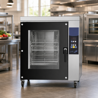 Nouvel équipement de boulangerie professionnel pour restaurants et hôtels, four à poulet rôtissoire de table, grande capacité, automatique, rotatif, en acier inoxydable
