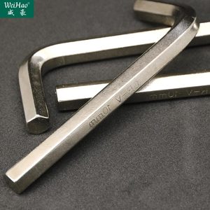 Clé hexagonale WeiHao 7 mm métrique en L, chromée, qualité industrielle - Product Image 1