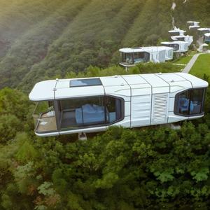 कंटेनर कार्यालय अच्छा भूकंपीय प्रदर्शन पुनः प्रयोज्य आसान परिवहन आधुनिक सेब केबिन के साथ प्रीफैब घर कार्यालय - Product Image 2