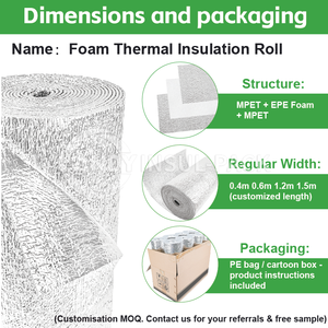 Ô Tô Nhiệt Lá Chắn Nhôm Foil Jeep Mái Cách Nhiệt Cho Xe Ô Tô, Van Vật Liệu Cách Nhiệt - Product Image 5