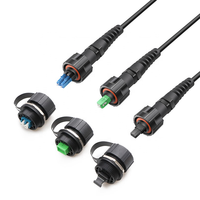 Adaptador/Acoplador de Panel IP67 ODVA LC SC MTP/MPO 8/12/24 con Tapa Antipolvo
