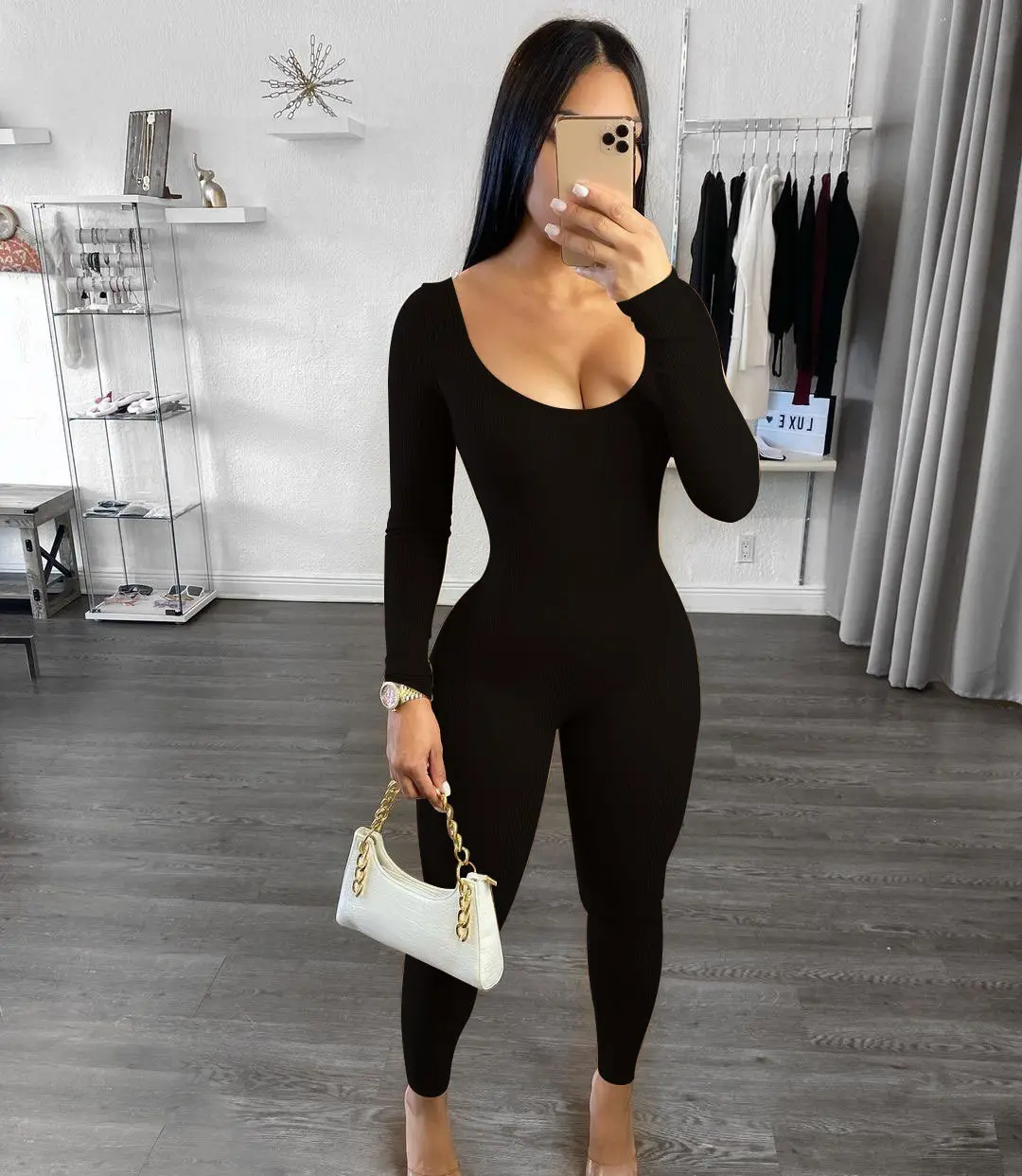 Fashion Romper jumpsuit klub seksi multiwarna kasual wanita jumpsuit seksi bodysuit wanita jumpsuit kasual untuk wanita seksi