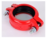 Collier de serrage pour raccord de tuyau rainuré, raccords de tuyauterie haute pression pour lutte contre l'incendie, fonte ductile