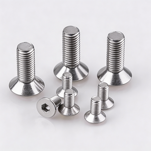 Tornillo de Cabeza Cónica de Acero Inoxidable Anticorrosión GB70.3, M2-M20, Fijación de Cabeza Plana Allen - Product Image 4