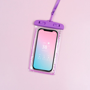 Ốp điện thoại chống nước <span class=keywords><strong>4</strong></span> màu, túi chống nước PVC trong suốt, túi đựng điện thoại di động đa năng, dùng được cho điện thoại dưới 7.2 inch - Product Image 5