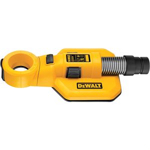 Extractor de polvo DeWalt para martillos rotatorios, diámetro máximo del orificio de 52 mm, con manguera flexible y soporte de abrazadera - Product Image 1