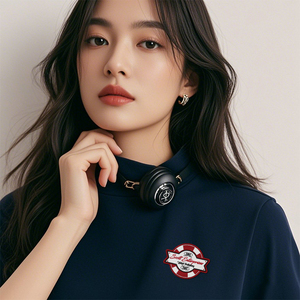 カスタマイズ可能PVC/PU血液グループパッチ流行の刺繍ツイル生地ビーズアップリケ衣料品衣料品用バックパック靴帽子 - Product Image 6