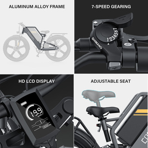 Coswheel T26 Nieuwe Licht Opvouwbare Elektrische Fiets 48V 15ah 25ah 750W 1000W 1500W Elektrische Fiets 26 Inch E-Bike - Product Image 4