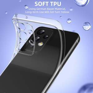 <span class=keywords><strong>Coque</strong></span> souple ultra fine en <span class=keywords><strong>silicone</strong></span> pour Samsung Galaxy <span class=keywords><strong>A53</strong></span> A33 A23 A73 A13 <span class=keywords><strong>Coque</strong></span> de protection transparente transparente pour appareil photo complet - Product Image 4