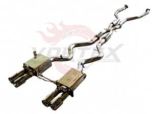 Vortex Exotic High Pitch V8 Sound Valvetronic Catback Exhaust with X-Pipe fits BMW M3 E90 E92 E93 4.0L 2-Year Warranty - Product Image 2