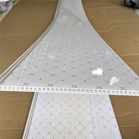 Panneau de plafond en PVC, design moderne, imperméable et ignifuge, pour salon, salle de bain, cuisine, hôtel, avec grille de plafond