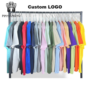 Haute qualité unisexe à manches courtes 100% coton surdimensionné brodé Logo écran personnalisé <span class=keywords><strong>t</strong></span>-shirt hommes <span class=keywords><strong>T</strong></span>-shirts <span class=keywords><strong>t</strong></span>-shirt - Product Image 1