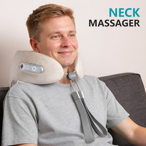 Winningstar Cross-border Detachable Massager/Kneading Lampshade for Heating and Relieving Fatigue, U-shaped Massage Pillow for S - Product Image 2