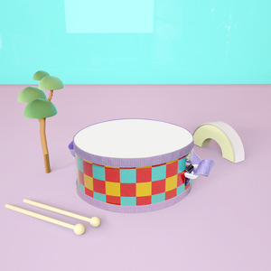 Wholesale 6 Inch Colorful Double-Sided <b>Hand</b> <b>Drum</b> Percussion Instrument Early Educational Musical Instrument <b>Hand</b> <b>Drum</b> for Kids - Product Image 4