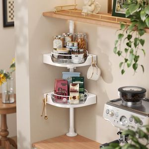 360 °   <span class=keywords><strong>Étagère</strong></span> de rangement rotative avec poteau, organisateur d'<span class=keywords><strong>épices</strong></span> de cuisine multifonctionnel <span class=keywords><strong>à</strong></span> 2 niveaux et <span class=keywords><strong>étagère</strong></span> <span class=keywords><strong>à</strong></span> cosmétiques pour salle de bain - Product Image 5