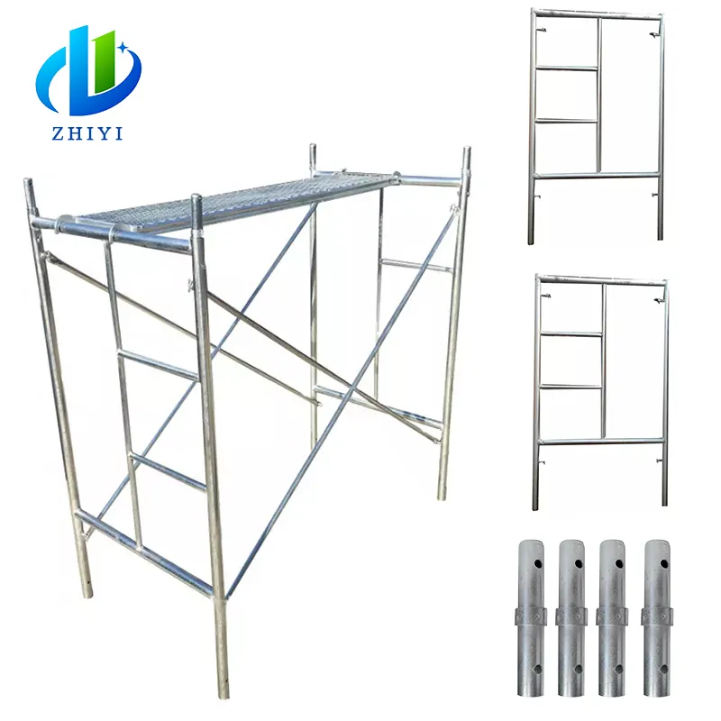 Scaffolding Base Plate 12 Foot Scaffolding 1524 Ladder Frame Scaffolding 2.1m -h-frame Set Frame Scaffolding Base Plate